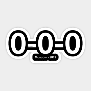 Dubov, Daniil. Moscow, 2019 - Incredible Chess Move Sticker